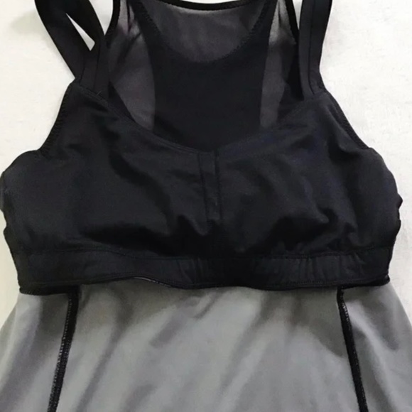 Lululemon Running in the City Tank Stripe Play Slate Black - Picture 7 of 9